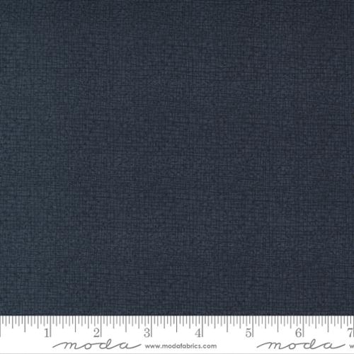 Moda Thatched Soft Black Fabric – Black Blender by Robin Pickens