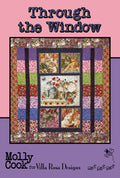 Through the Window - Villa Rosa - 51"x54" - Panel/Yardage