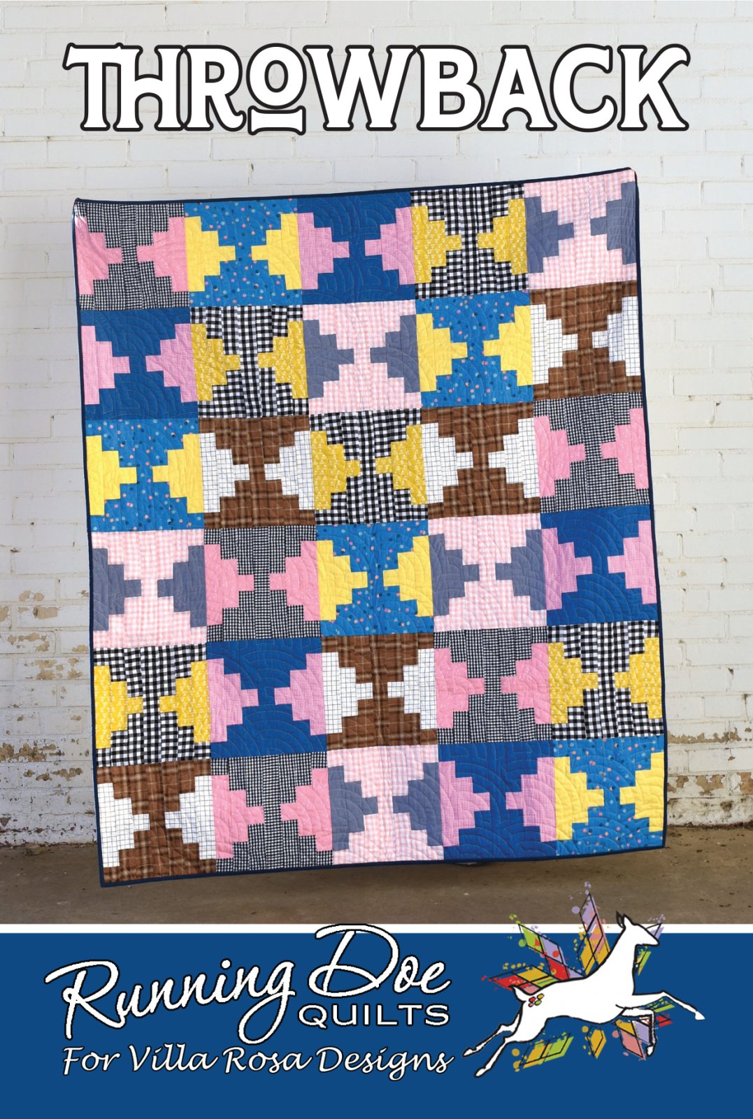 Throwback - Villa Rosa - 53"x63" - Yardage