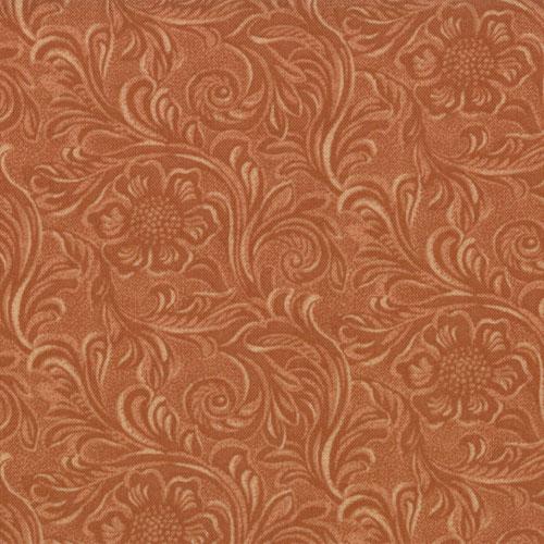 Moda Western Basics Tooled Leather Buckskin Fabric – Tan Blender by Sara Khammash
