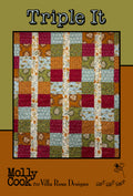 Triple It Quilt Pattern by Villa Rosa Designs