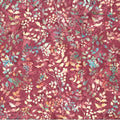 Hoffman Bali Batik Berries Barn Red Fabric – Red Floral Batik Blender