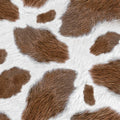 Hoffman Sun Up to Sun Down Cow Print Brown Fabric – Brown Novelty Print by Hoffman Fabrics