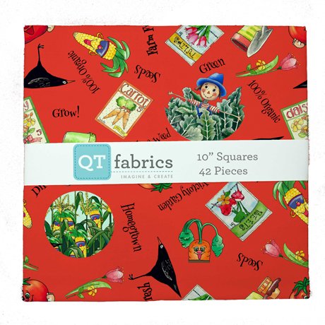 QT - Vegetable Medley - 10" Squares/42 Pieces - VEGG -6PK