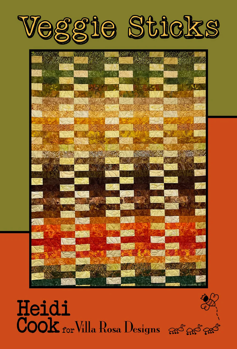 Veggie Sticks Quilt Pattern by Villa Rosa Designs