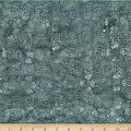 Hoffman Bali Batik Big Floral Earl Grey Fabric – Gray Floral Batik