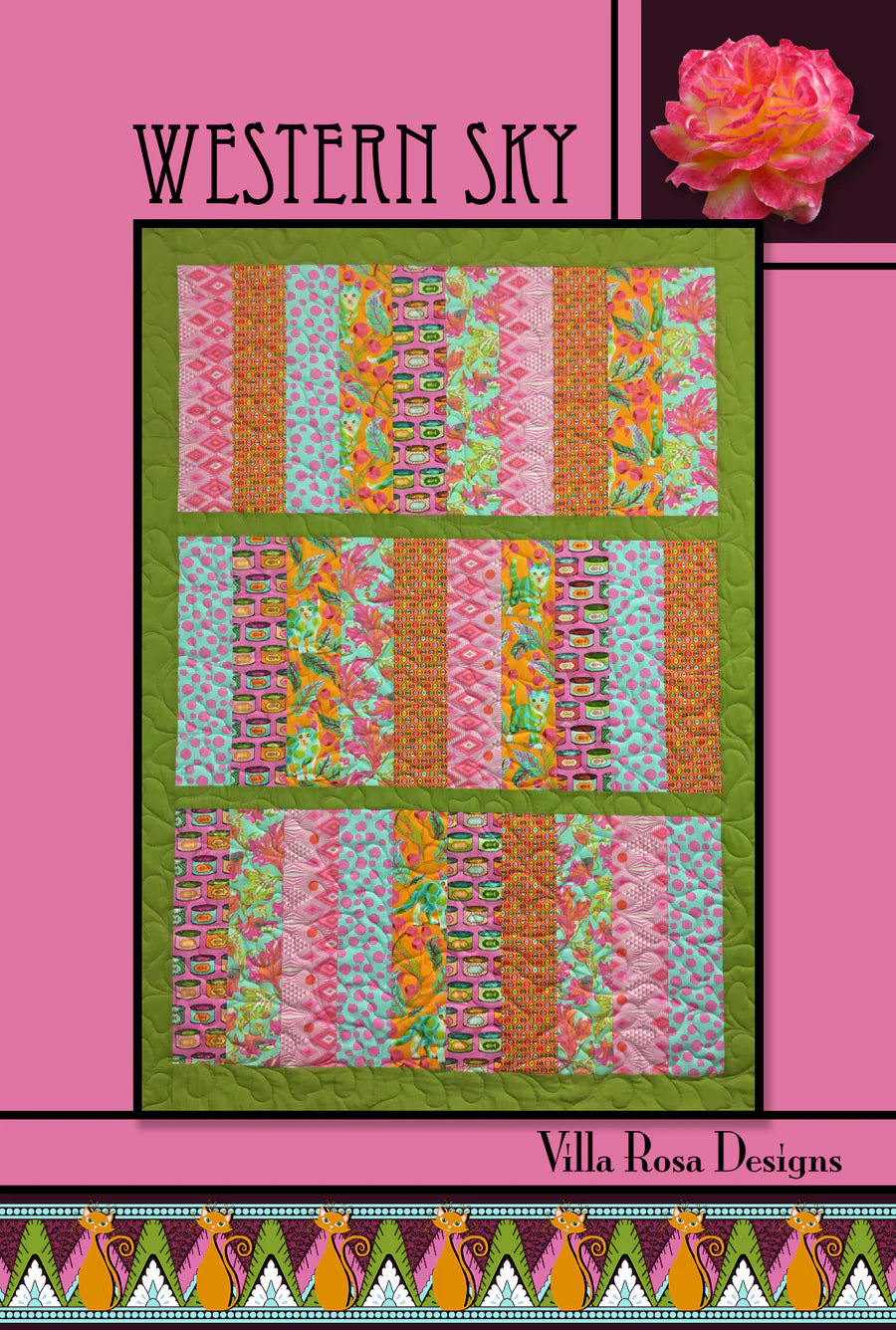 Western Sky Quilt Pattern by Villa Rosa Designs
