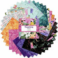 Floral Party 42 Piece 5" Squares by Joy Hall - for Wilmington Prints