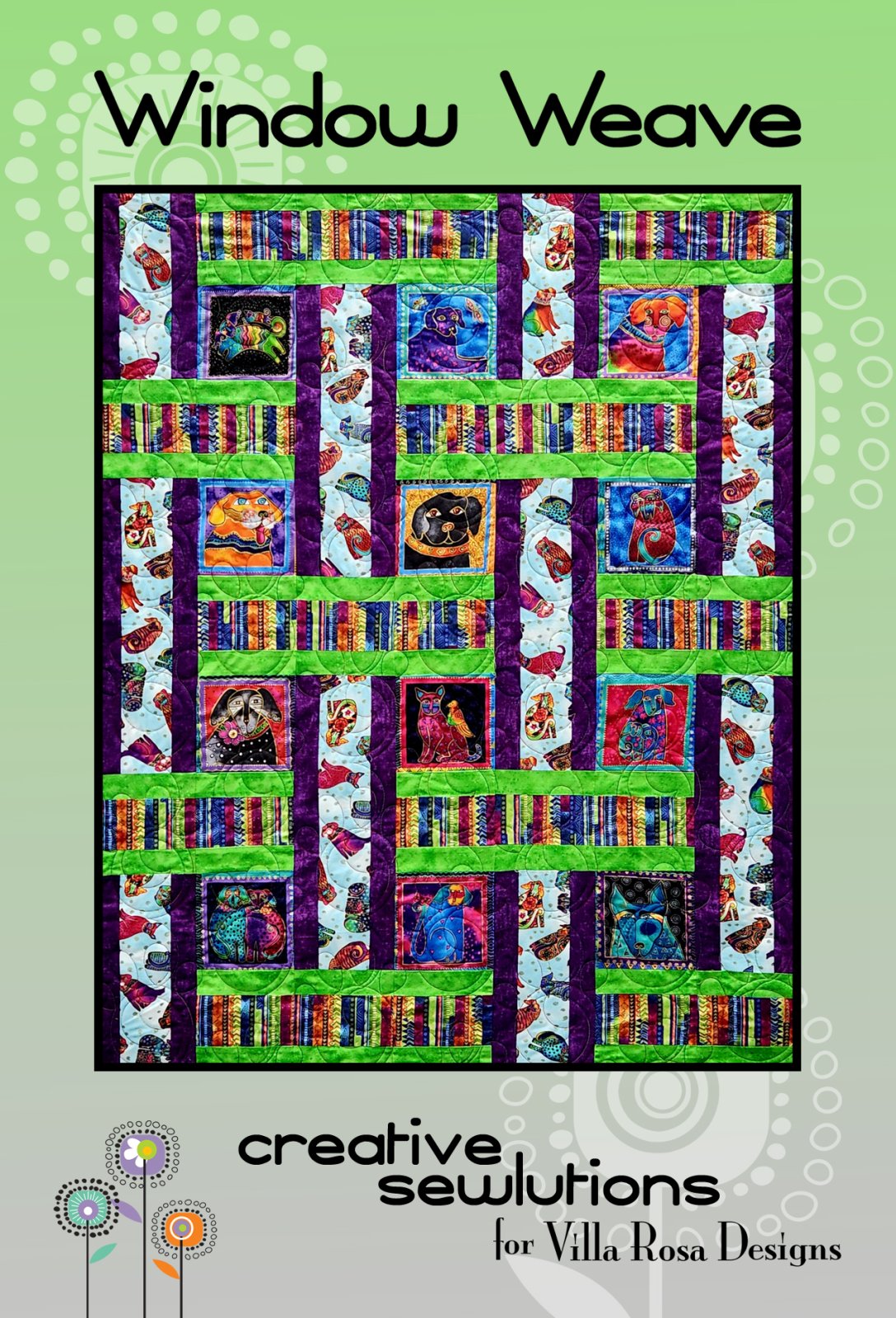 Window Weave Quilt Pattern by Villa Rosa Designs