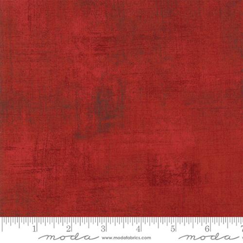 Moda Grunge Winter Cherry Fabric – Red Blender by BasicGrey