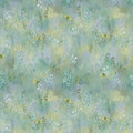 Clothworks Serenity Meadow Green Fabric – Green Floral Blender by Kendra Binney