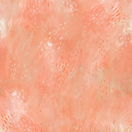 Clothworks Serenity Dark Orange Fabric – Orange Texture Blender by Kendra Binney