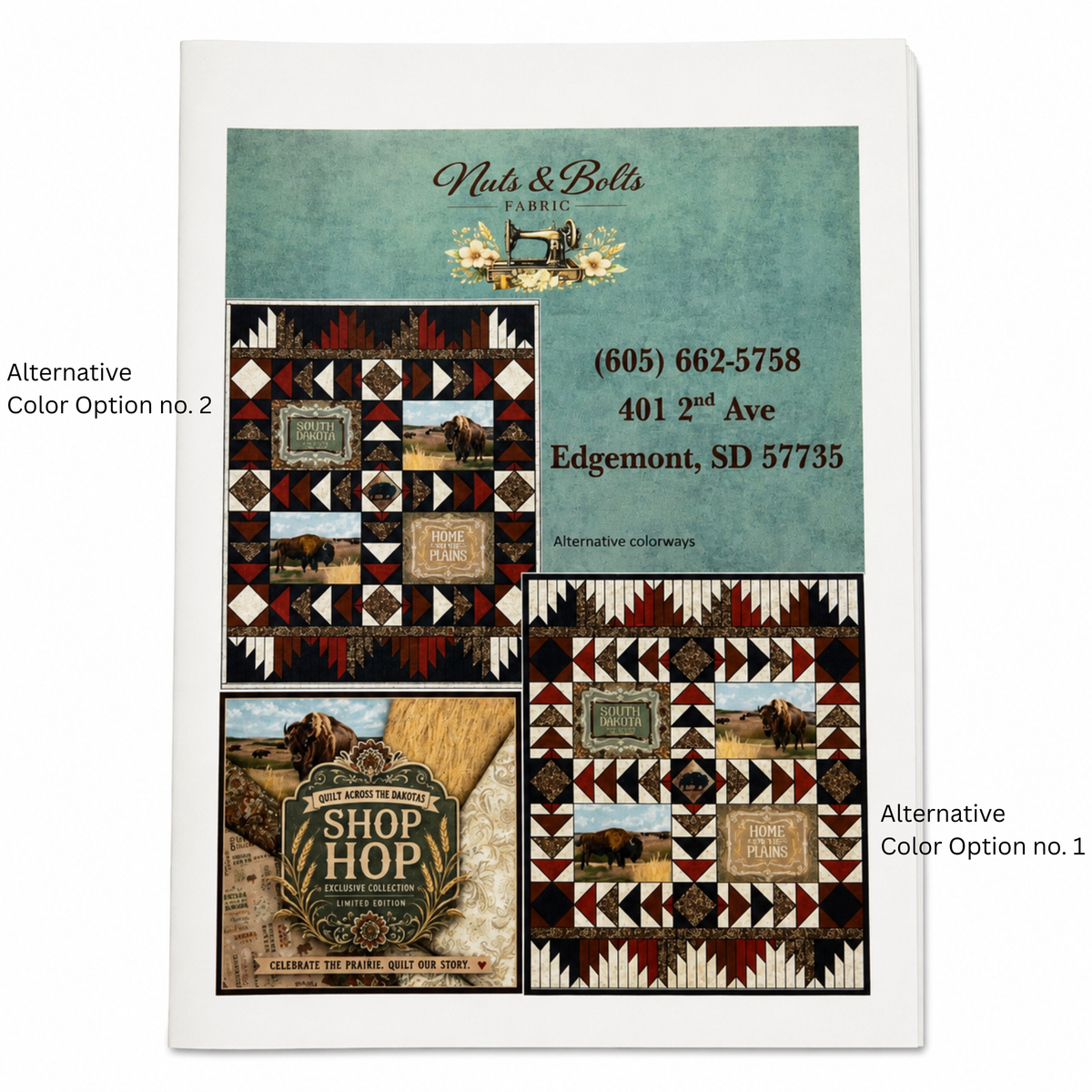 Home on the Plains Quilt Kit (60" x 72") with Exclusive Pattern by Morgan Levey