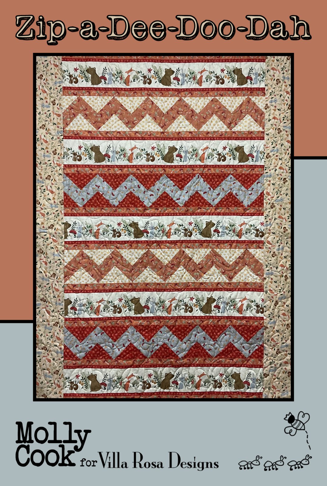 Zip-a-Dee-Doo-Dah Quilt Pattern by Villa Rosa Designs