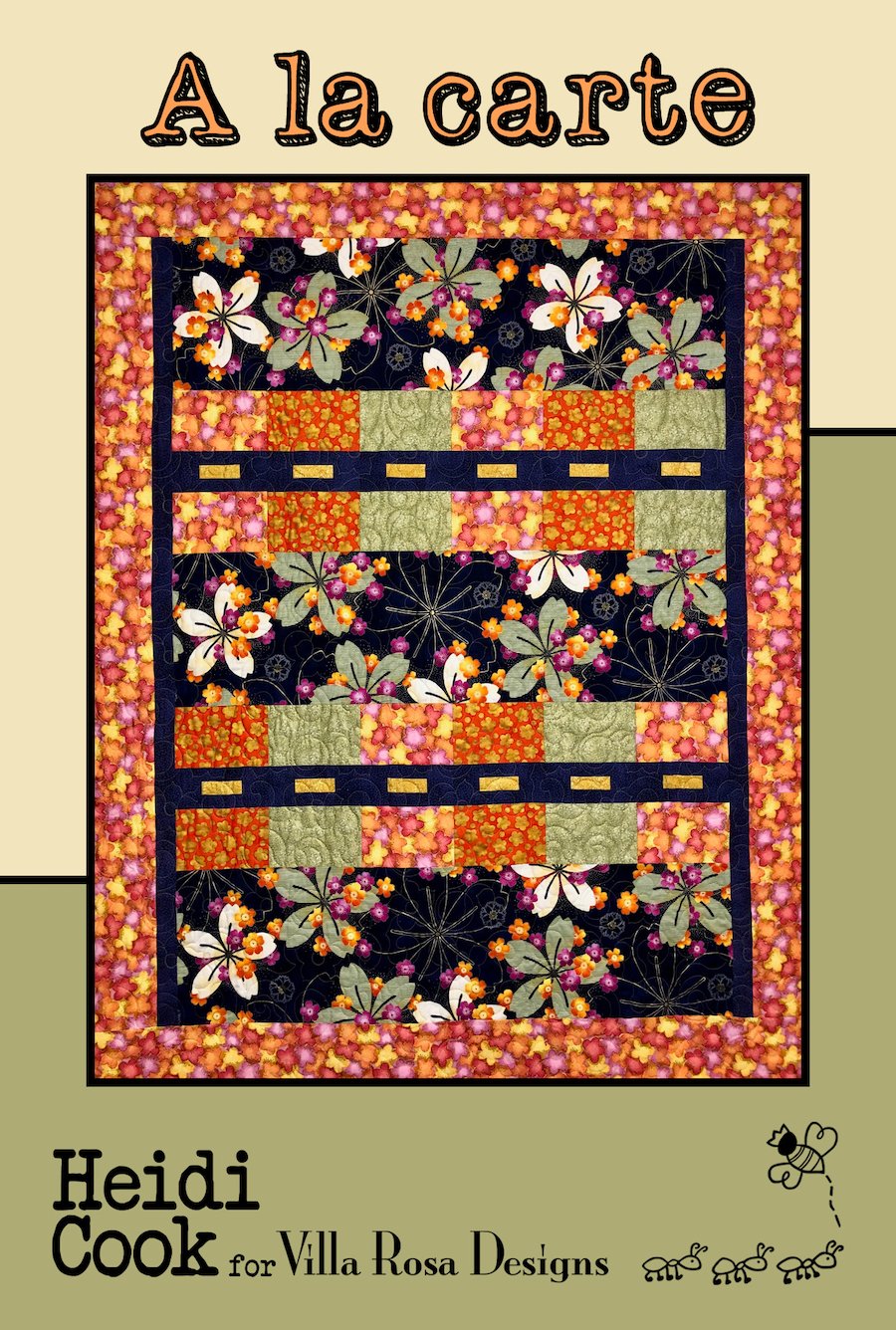A La Carte - Villa Rosa  - 56 x 68 - Theme/Yardage