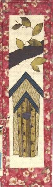 That’s for the Birds - Double Birdhouse by Julie Wurzer - Wall Hanging Pattern – 6"x22" for Patch Abilities