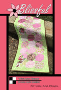 Blissful - Villa Rosa - Table Runner - 17 x 44 - 5" Charms