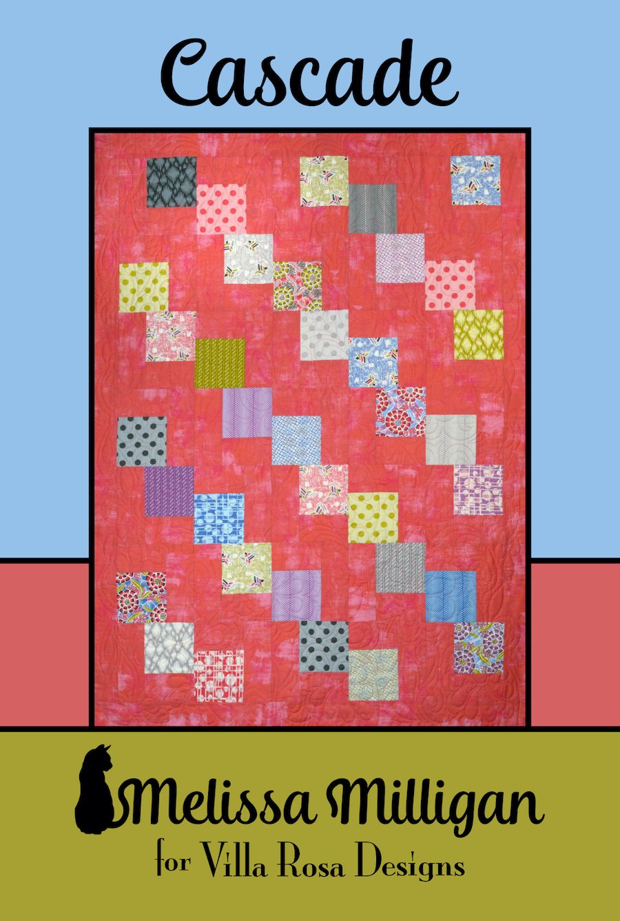 Cascade - Villa Rosa - 40 x 54 - 5" Squares