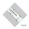 Northcott Colorworks Grey 42-Piece 5" Fabric Chips Squares by Northcott Studio