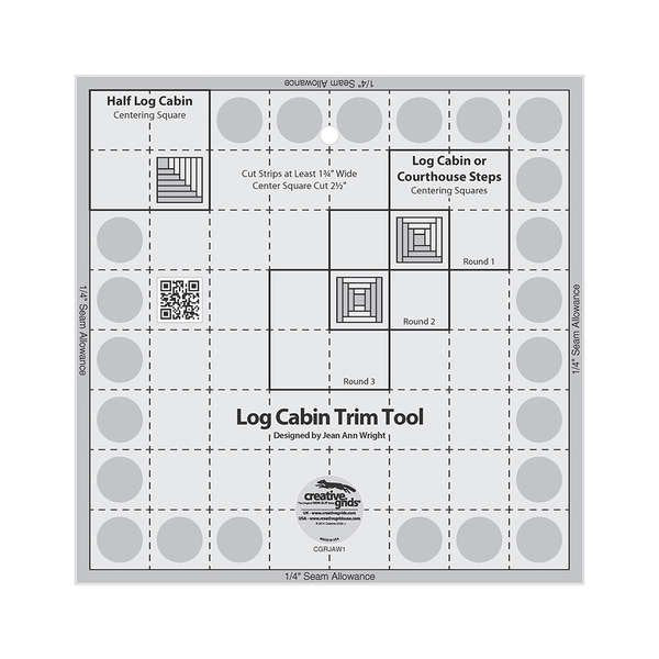 Log Cabin Trim Tool-8" x 8" - Creative Grids - CGRJAW1