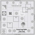 Curvy Log Cabin Trim Tool - 8" x 8" - Creative Grids - CGRJAW5