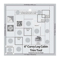 Curvy Log Cabin Trim Tool - 6" x 6" - Creative Grids - CGRJAW6
