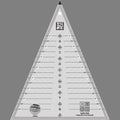 45 Degree - Spider Web Ruler - Creative Grids - CGRKA6