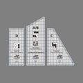Scrap Crazy 8" Template - Creative Grids - CGRMT4