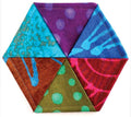 Hexie Twist Coaster Set - Cut Loose - CLPJCR001