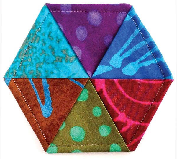 Hexie Twist Coaster Set - Cut Loose - CLPJCR001