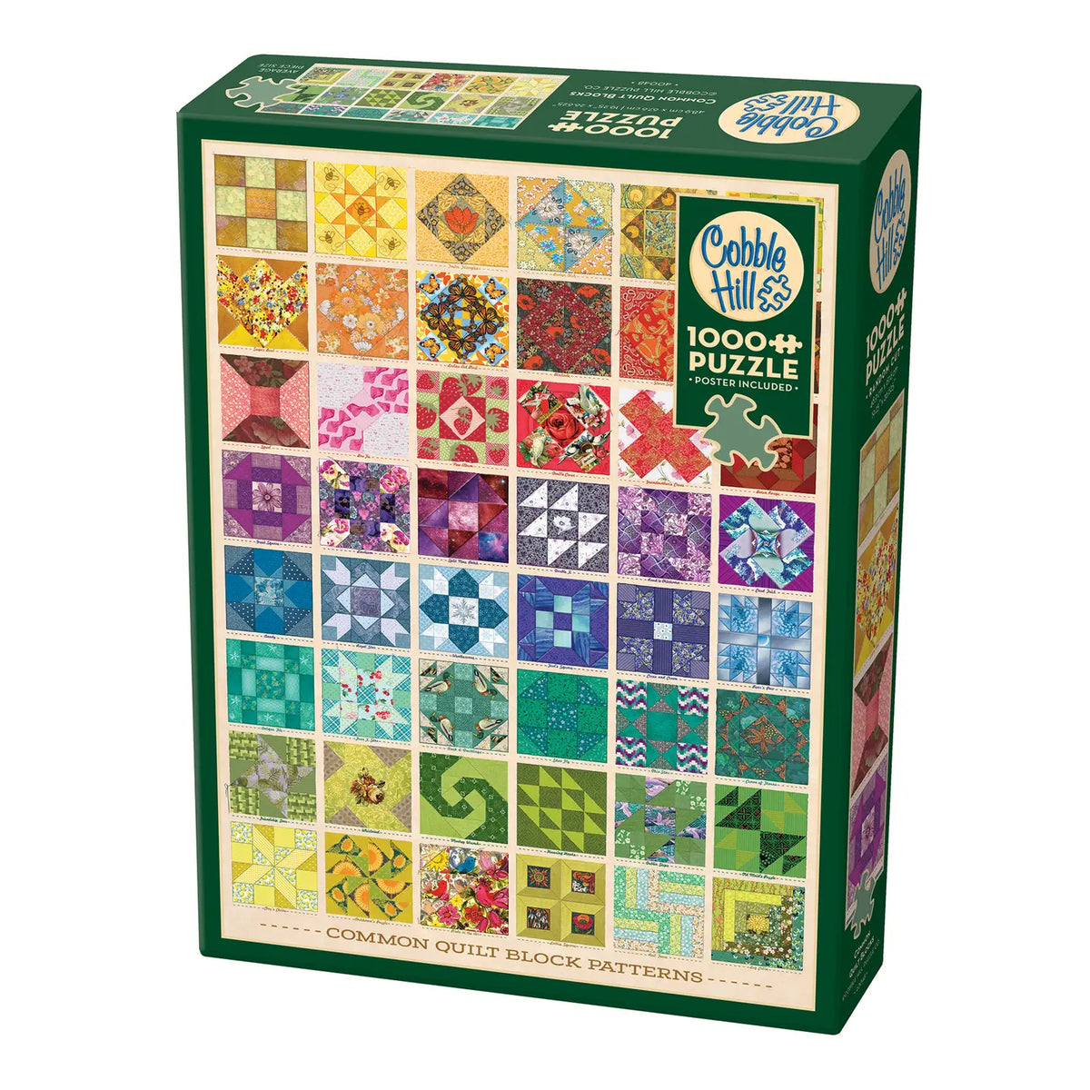 37. Cobble Hill Common Quilt Blocks 1000 Piece Jigsaw Puzzle