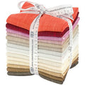 Robert Kaufman - Manchester - Warm Colorstory 15 Piece Fat Quarter Bundle – Yarn-Dyed Woven Bundle