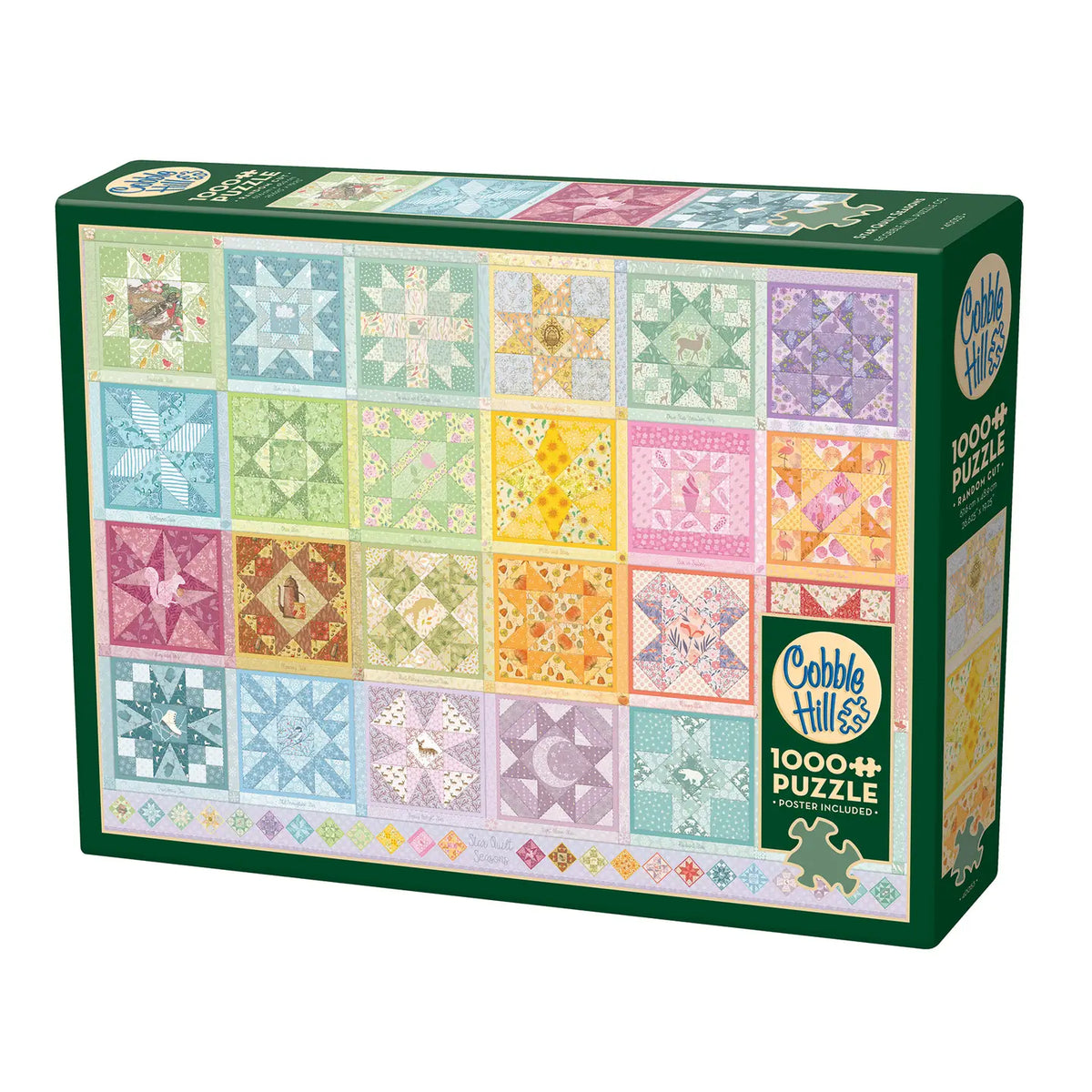 35. Cobble Hill Star Quilt Seasons 1000 Piece Jigsaw Puzzle