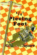 Piecing Foot 1/4in With Guide Low Shank - Euro Notions - FT024-L - SALE