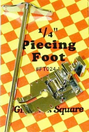 Piecing Foot 1/4in With Guide Low Shank - Euro Notions - FT024-L - SALE