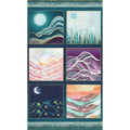 COMING SOON! Hill Shine Nature Fabric Panel by Rose Halsey from Robert Kaufman