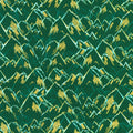 COMING SOON! Hill Shine Teal Fabric – Teal Mountain Print by Rose Halsey from Robert Kaufman