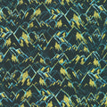 COMING SOON! Hill Shine Midnight Fabric – Navy Mountain Print by Rose Halsey from Robert Kaufman