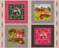 Farmall Sweet Farmhouse - Tractor Toile Pillow Panel Fabric (44" x 34") by Sykel Enterprises