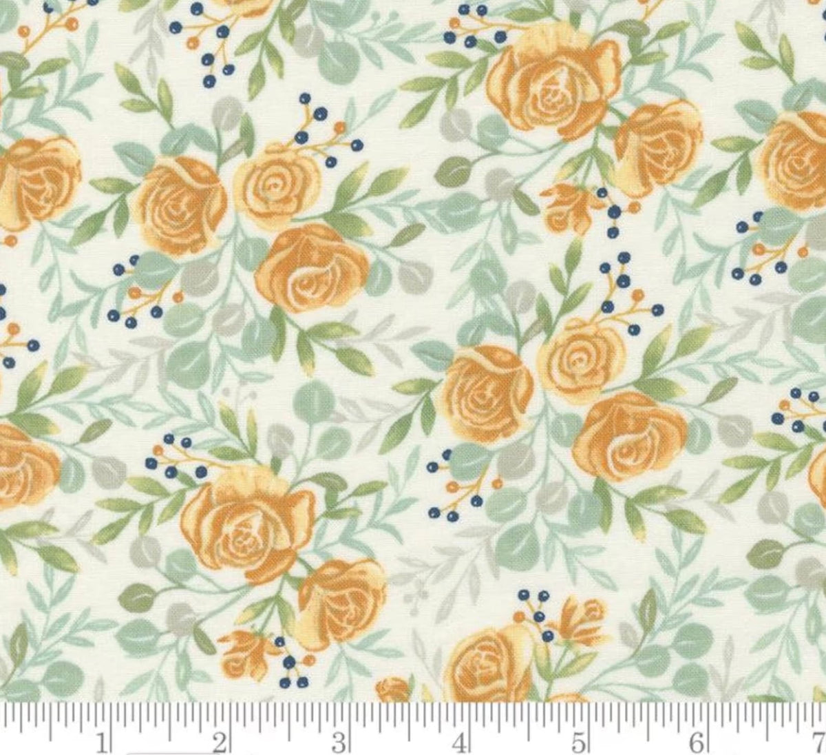 Moda - Harvest Wishes-Deb Strain - Fall Floral/Whitewashed - 56061 11