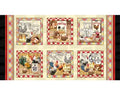 14. Michael Miller - Early to Rise - Great Eggspectations-6 Block-24" Panel - DCX12073-STRA