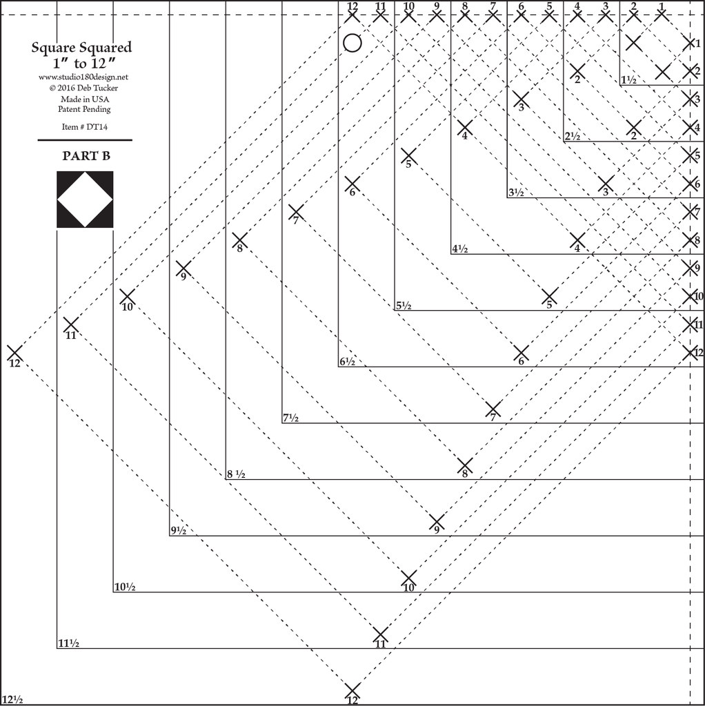 Large Square Squared - 2 Piece Set - Studio 180 - DT14