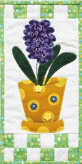 Giant Hyacinth by Julie Wurzer - Wall Hanging Pattern – 6"x12" for Patch Abilities