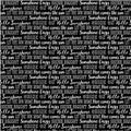 Michael Miller - Hello Sunshine-Shine On Words/Black - DC10170-Black