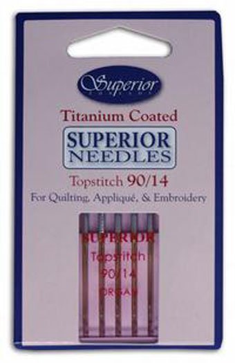 Needle-Titanium Topstitch - Superior Needles-90/14 - 9014
