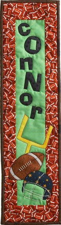 Football by Julie Wurzer - Wall Hanging Pattern – 6"x22" for Patch Abilities