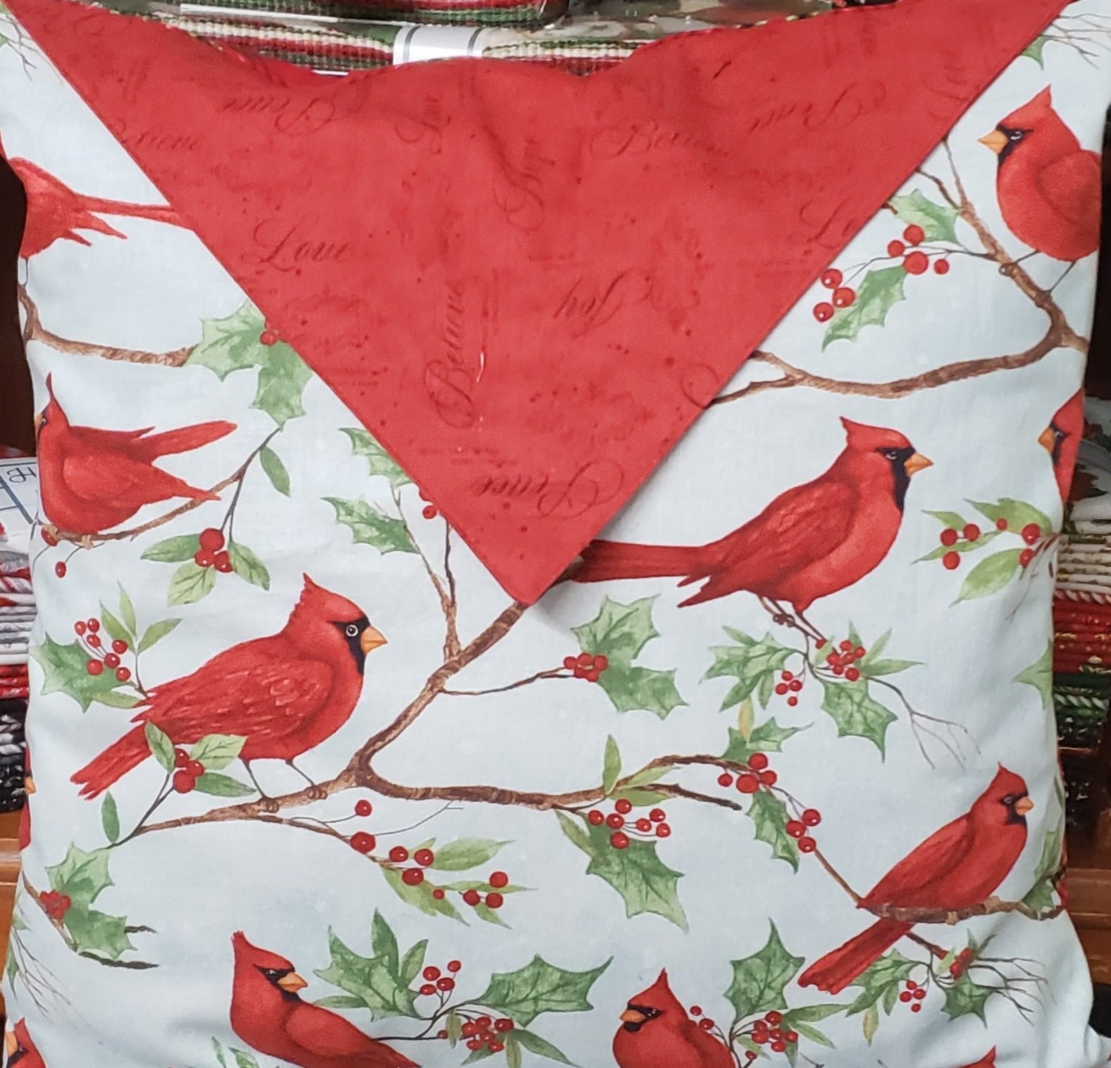 CHRISTMAS/WINTER Envelope Pillow KIT/2 Pillow Covers - 16 x 16