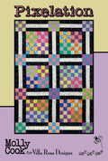 Pixelation - Villa Rosa - 52 x 75"  - 10" Squares/Yardage