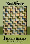 Rail Fence - Villa Rosa - 60 x 72 - 2.5" Strips