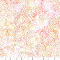 Hoffman Shirley Temple Batiks Creamsicle Petal Burst Fabric – Pink Floral Batik Blender